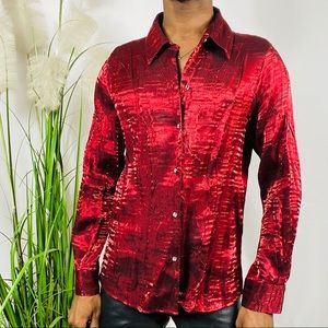 Notations Burgundy Blouse